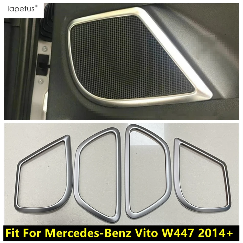 

Car Inner Door Speaker Stereo Loudspeaker Audio Sound Frame Cover Trim Matte Accessories For Mercedes-Benz Vito W447 2014 - 2019