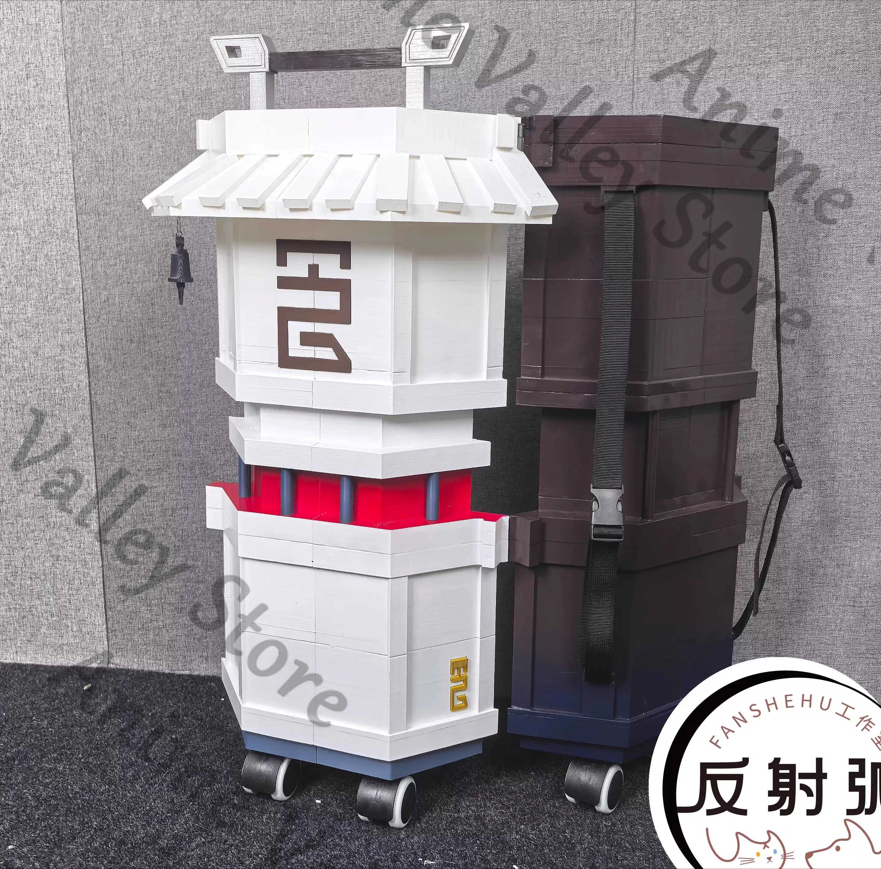Anime Arknights Operator Yu Cosplay Dining Car Shield Knapsack Prop Cartoon Weaponry Comic Exhibition Props Accessories Gift