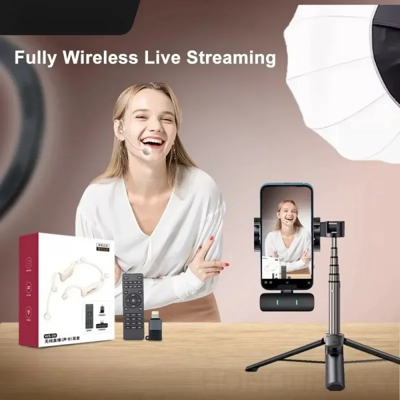 Wireless Sound Card Headset All-in-One Online Education Earbuds Noise Reduction Earphone For Live Streaming with MIC Intelligent