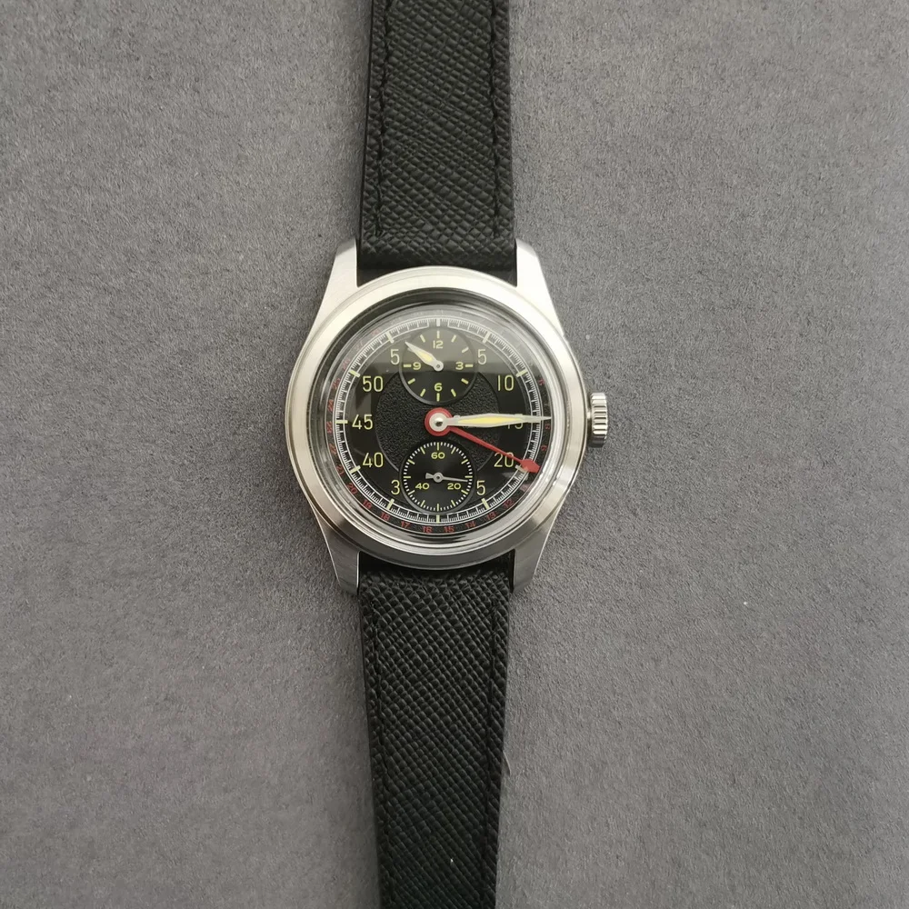 

MERKUR Men Watch 38mm Manual Winding Mechanical Wristwatch Cross Dial Sapphire M01D Mov.