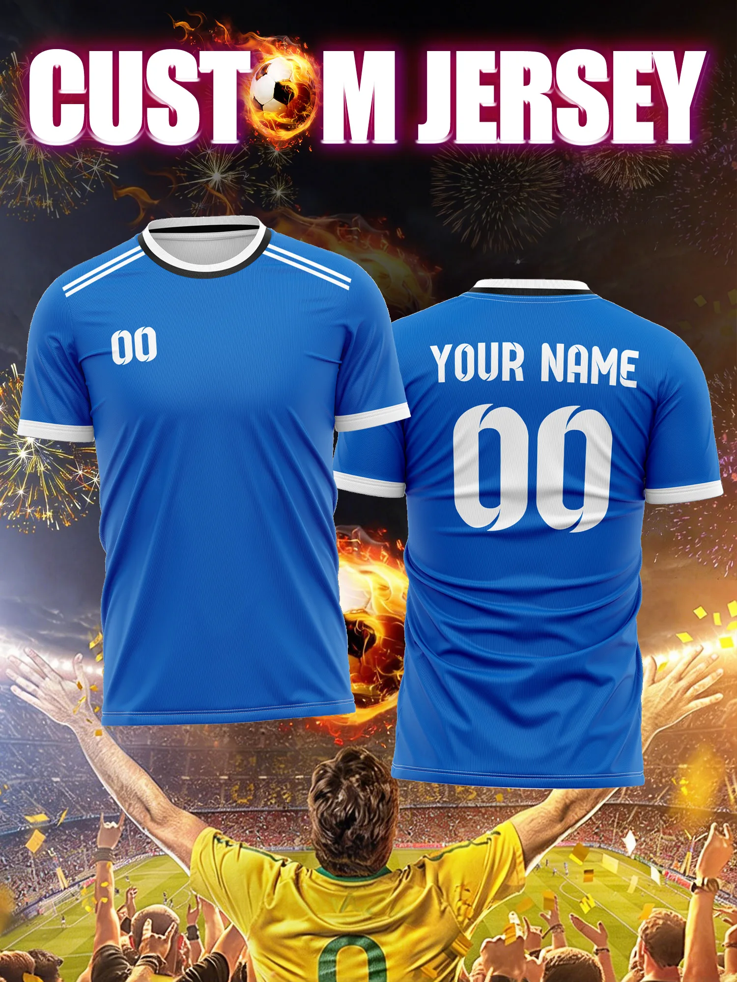 

Футбольная майка с индивидуальным изображением, номером и именем, футболка с принтом орла, стильная и эффектная экипировка для взрослых футбольных фанатов