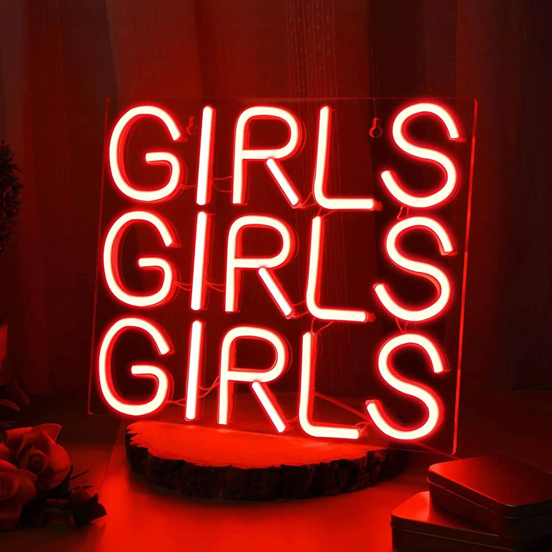 

Girls Girls Girls Led Neon Signs Light 5V USB for Party Bar Club Restaurant Wall Hanging Neon Lights Wedding Christmas Decor