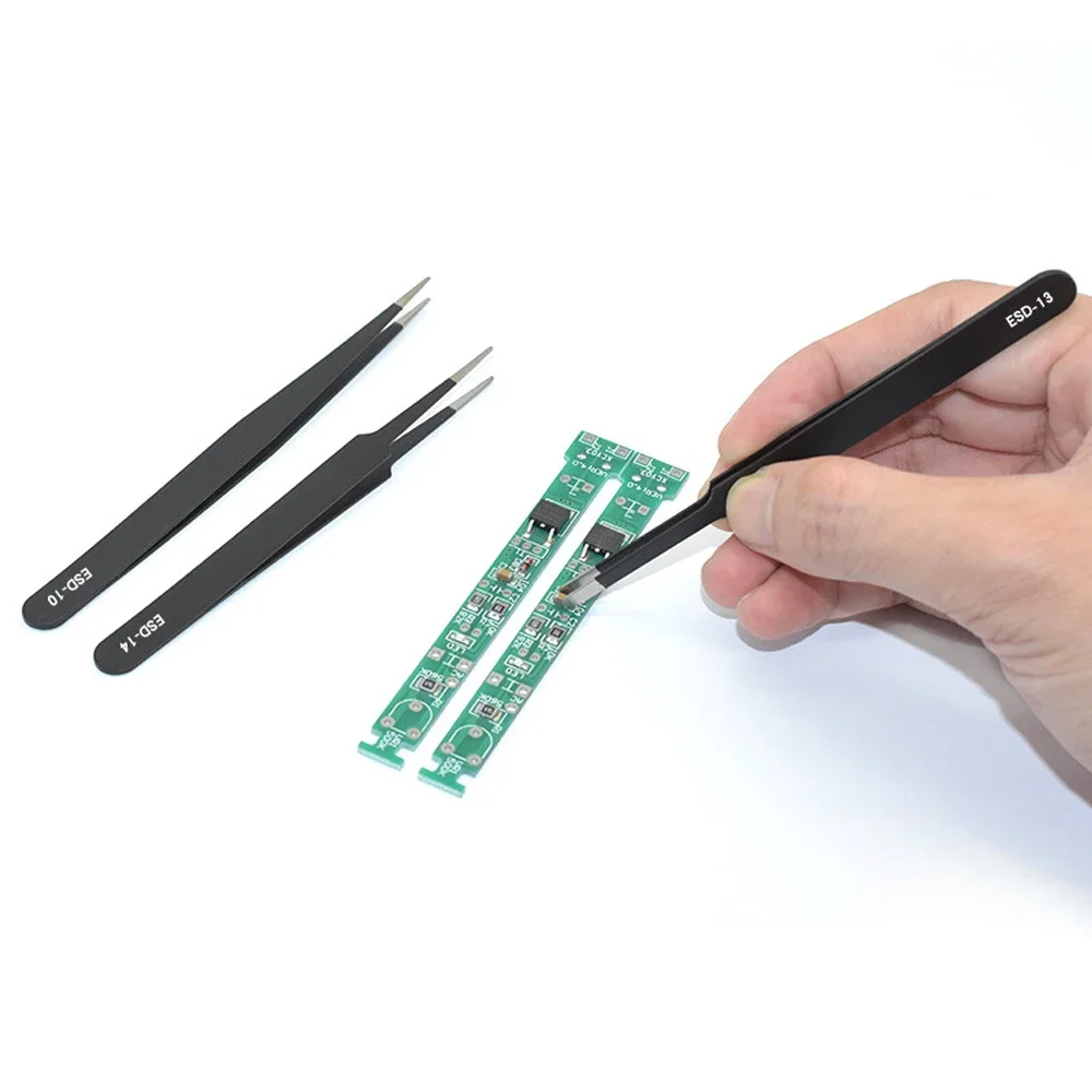 Making Repair Tool Filament Cleaning 6Pcs/Set 3D Printer Parts Tool Tweezers Anti-Static Precision Maintenance Tweezers Model