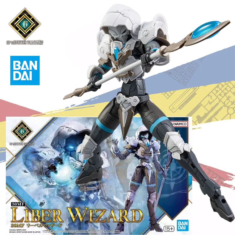 

BANDAI original 30 MINUTES FANTASY LIBER WIZARD anime action figure assembly model ornaments toy collection gift for children