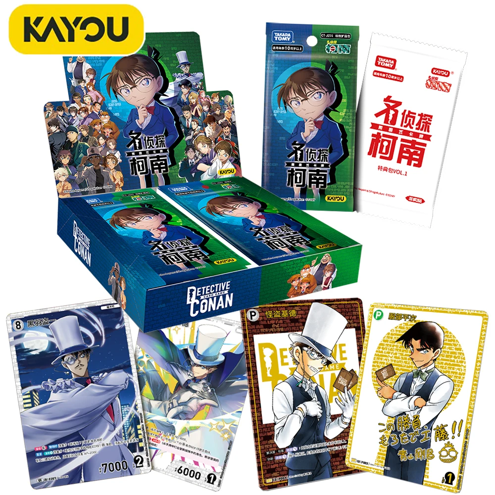 

KAYOU оригинальная коллекционная карта детектива Конан TCG, изысканная карта персонажа ручной работы, детская любимая аниме-креативная игрушка
