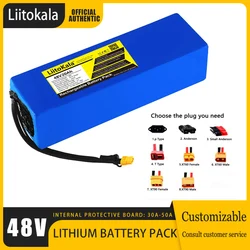 LiitoKala 18650 battery pack 48V40Ah 20Ah 30Ah 15Ah 24Ah 28Ah high power, suitable for electric bicycle lithium battery