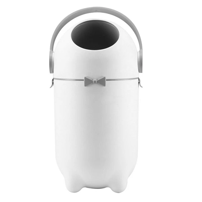 Odor Control 12L Diaper Pail With Airtight Lid For Babies Pets Holding Capacity Of 15 Diapers Trash Can