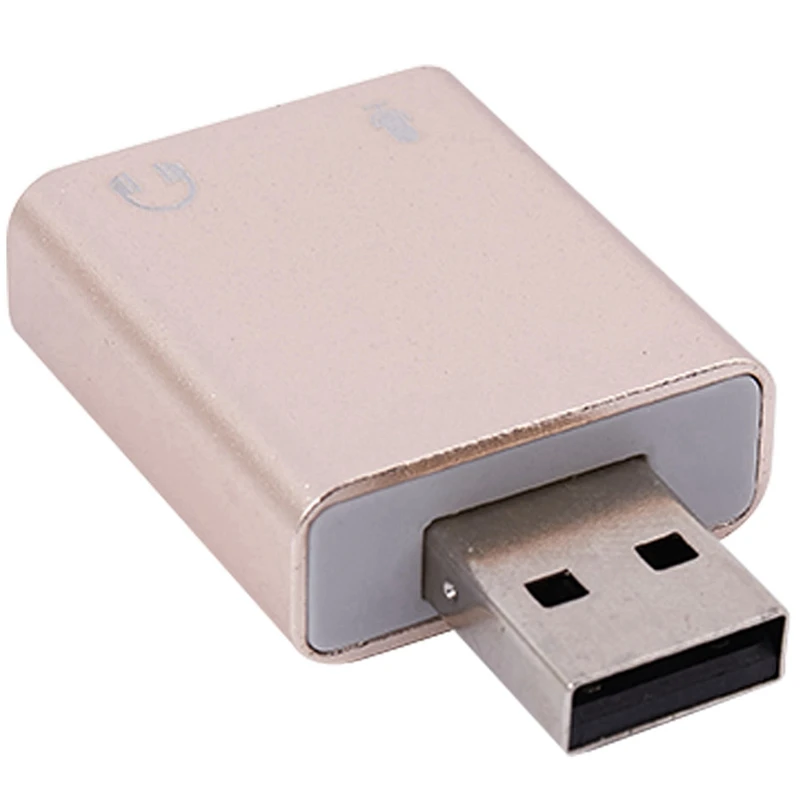 Usb خارجي إلى 3.5 مللي متر جاك ، محول صوت ستيريو ، هيئة التصنيع العسكري ، للكمبيوتر ، الكمبيوتر ، الكمبيوتر المحمول ، 10x