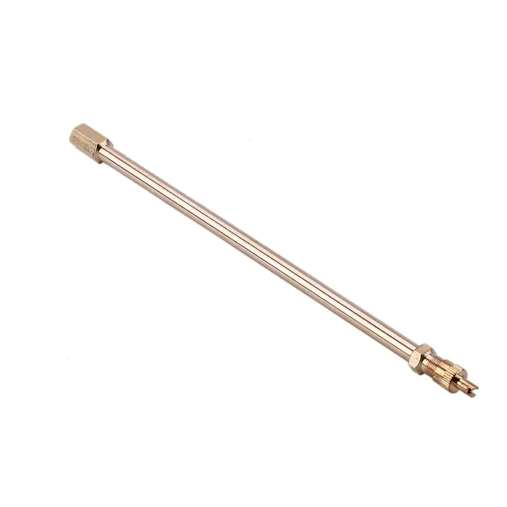 Car Auto Truck Brass Wheel Tire Valve Cap Tyre Stem Extension Pole Cap Extender Steamboat Inflation Valve Stems Automobiles Tool