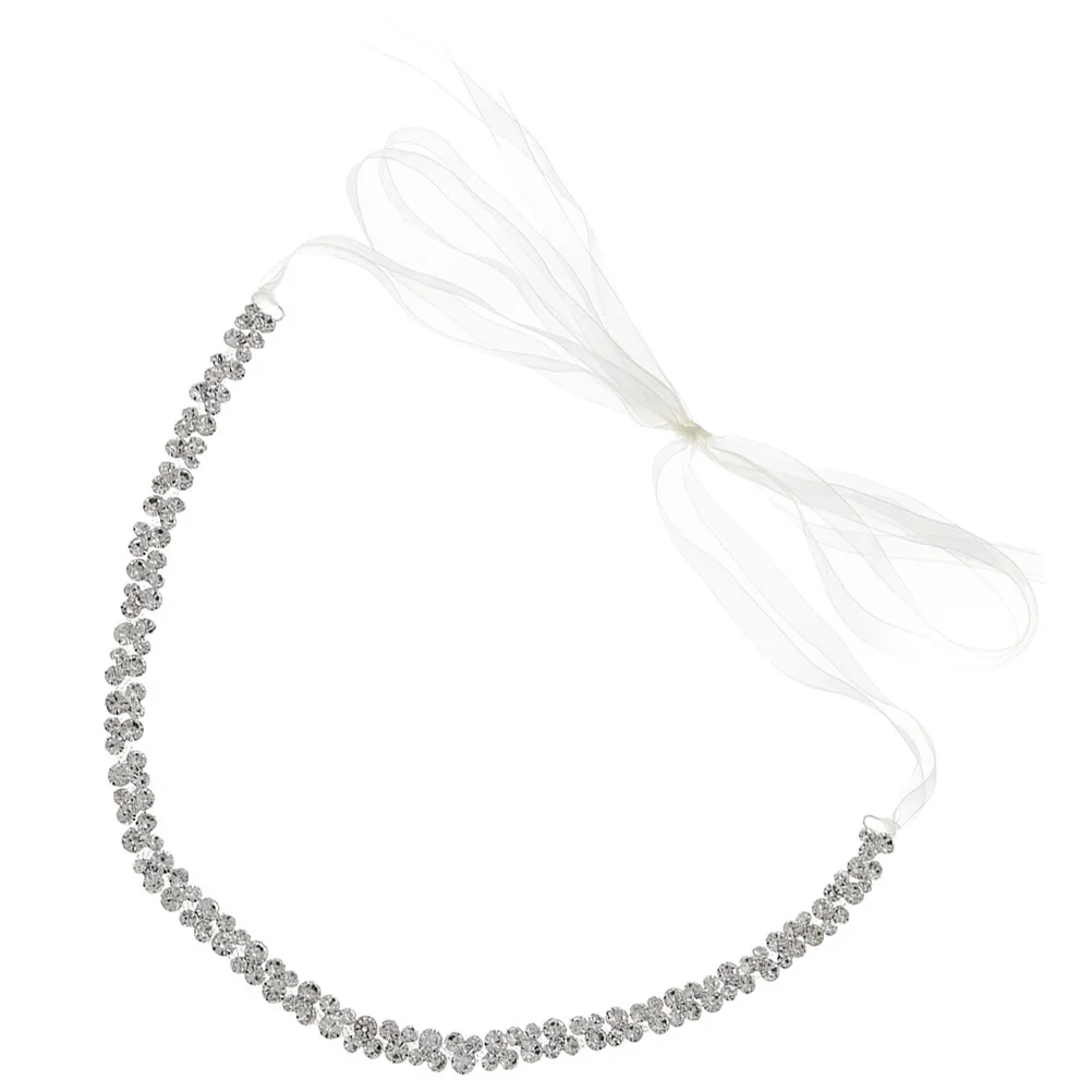 

Wedding Belt Cloth Delicate Shining Waistband Dress Fine Workmanship Fabric Alloy Chic Style Sparkling