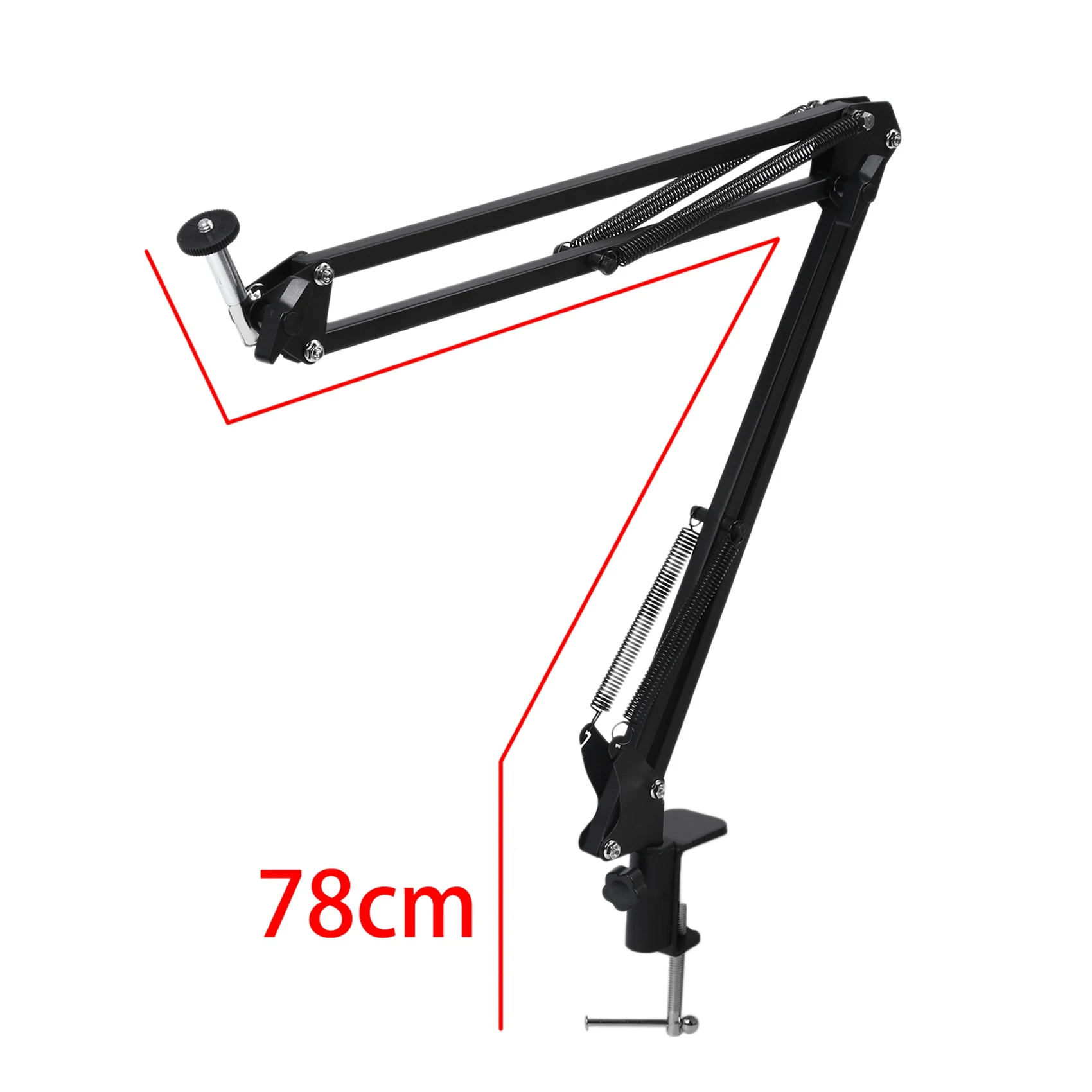 2X Adjustable Desktop Clamp Suspension Boom Scissor Mount Stand Holder For Logitech Webcam C922 C930E C930 C920 C615