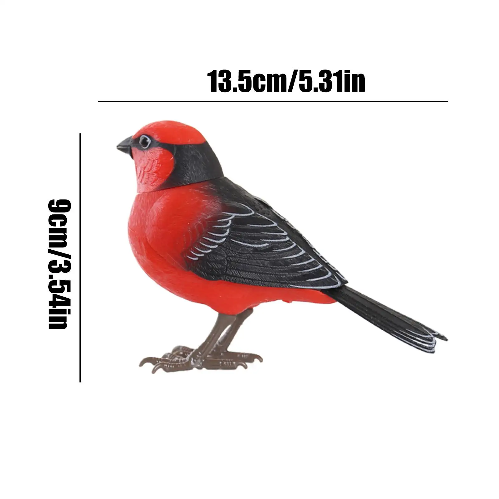 Juguete electrónico para pájaros, juguete realista de pájaros chirpy con música, lindos mascotas electrónicas para hijo, hija, marido, abuelo, familia y niñas