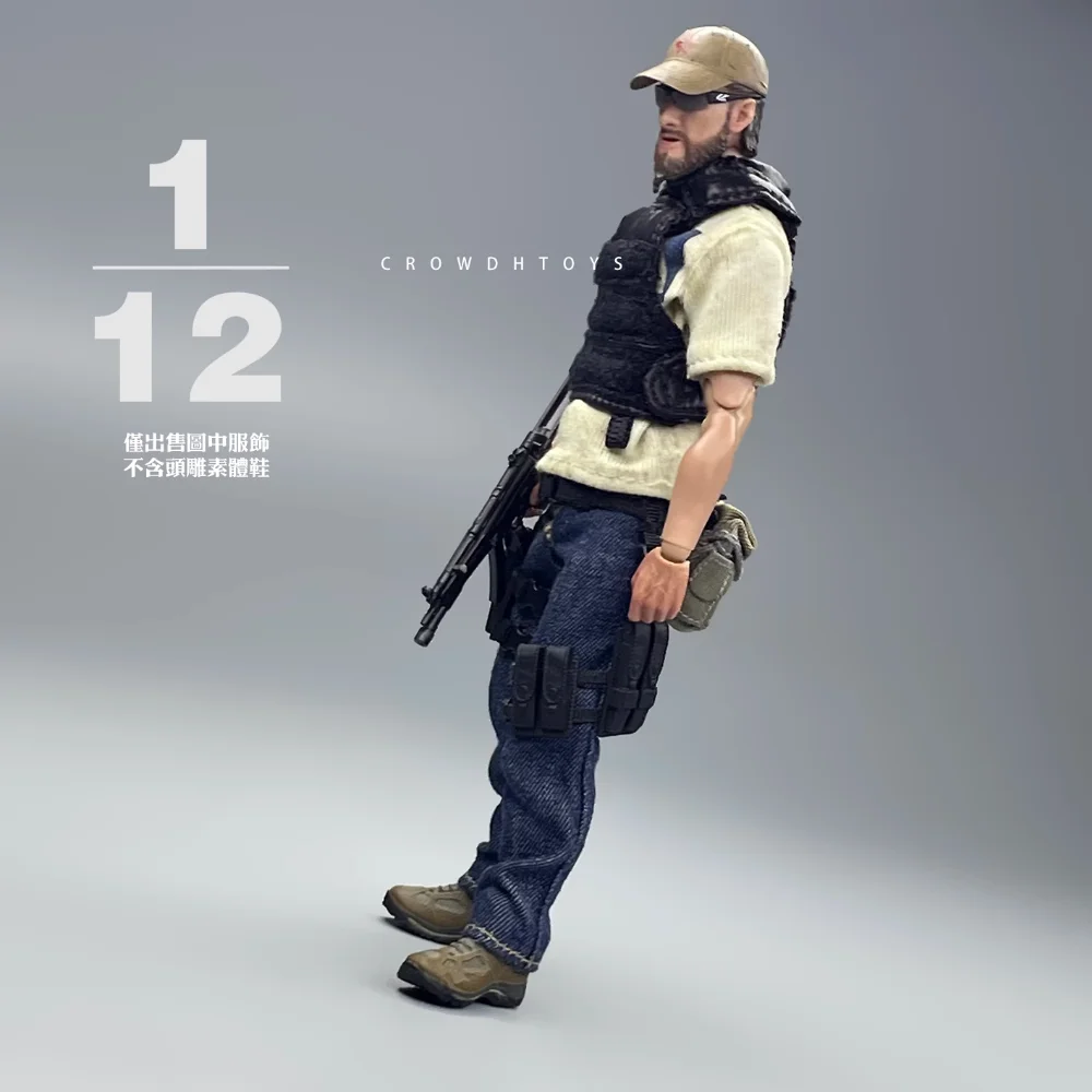 1/12 Scale Vest Model for 6'' Figure(only Vest)
