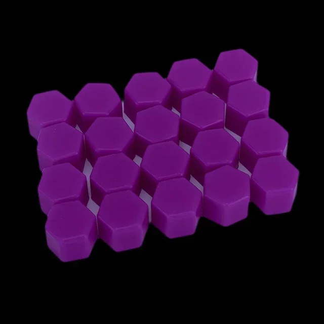20 Stuks 17/19/21Mm Lichtgevende Auto Wielmoeren Schroefdoppen Siliconen Anti Botsing Beschermende Wielband Band Schroef Roest Proof Moer Doppen