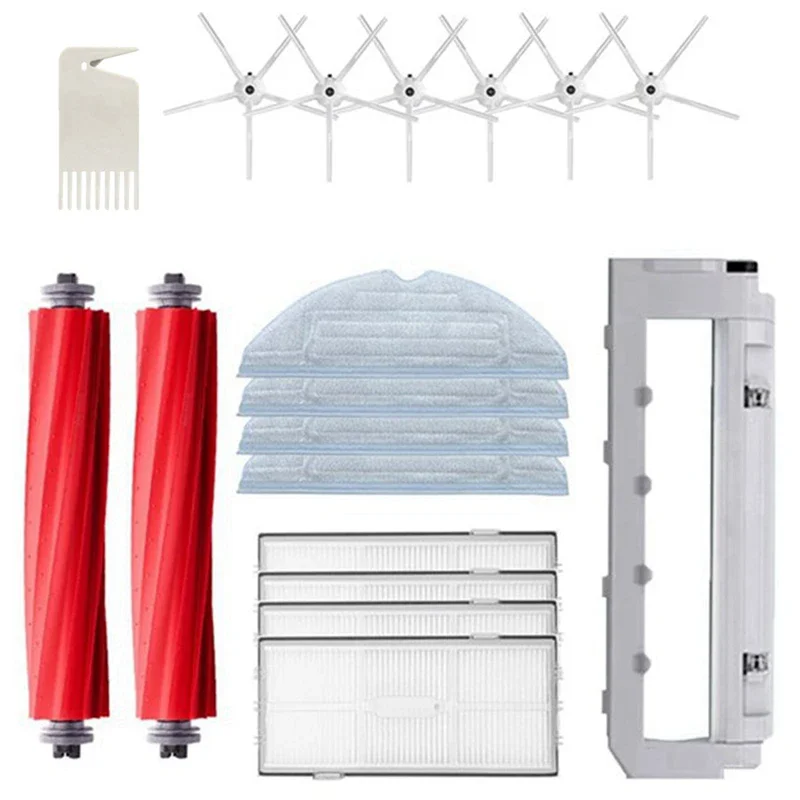 掃除機ロボット用部品キット,ロボット掃除機用ブラシ,メインブラシ,モップクロス,カバー,Xiaomi Roborock s7,t7s,t7sプラス