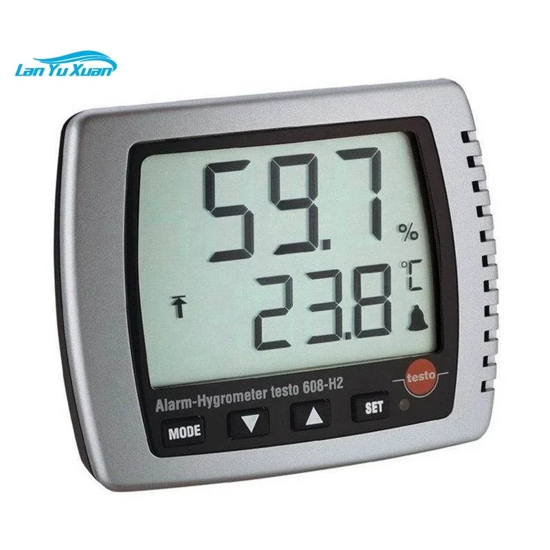 Original And Brandnew Testo 608 H2 Digital Thermo Hygrometer With LED Alarm  Dew Point Test