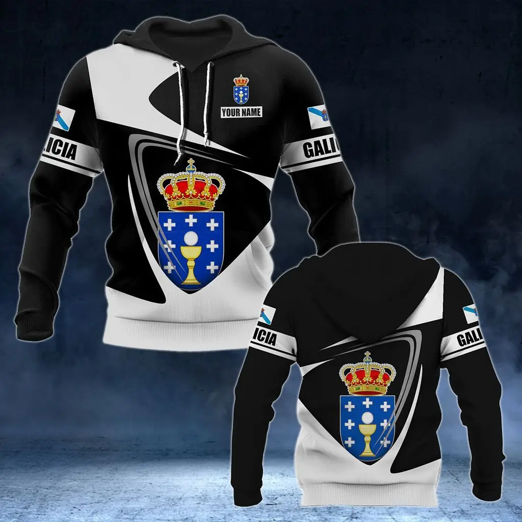 Sudaderas con capucha Unisex con estampado de emblema de Escocia, Jersey informal holgado, ropa de diario, ropa de calle de gran tamaño