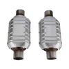 2Pcs Für Chevy Silverado 1500 GMC Ford 2,5 zoll Universal Katalysator 83166 High Flow Auto Zubehör 1