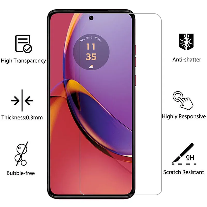 tempered glass for motorola moto g84 5g phone case motorolag84 motog84 motog g 84 84g g845g back cover 360 motorol mot g84case