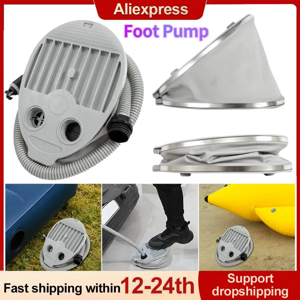 

5L High Pressure Foot Pump Anti-Slip Portable Inflatable Air Pump Foot Air Pump for Inflatable Boats Beds Swimming Rings