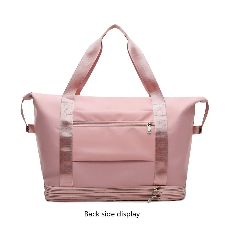 Double Expansion Travel Bag Dry Wet Separation Fitness Bag Boarding Business Trip Luggage Bag 2023 New Large Capacity