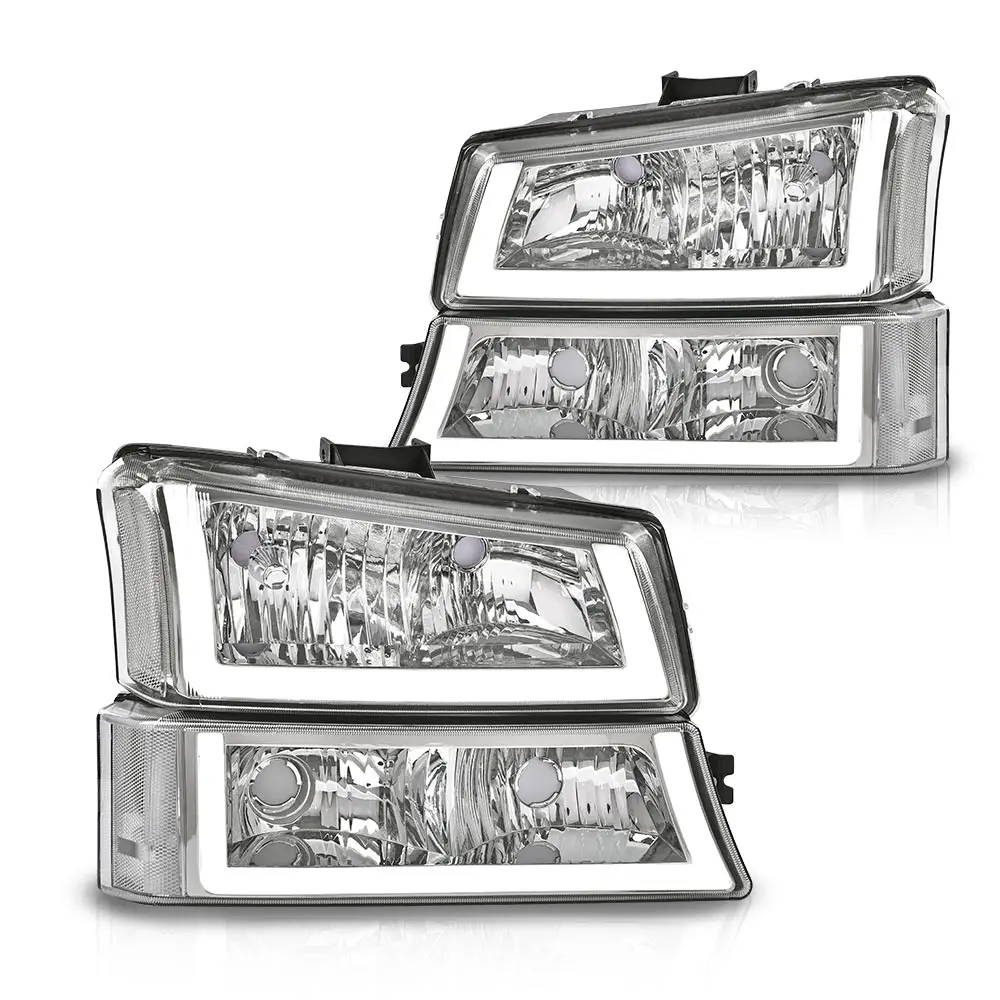 

Светодиодные фары Drl, совместимые с Chevy Silverado 1500 2500 3500 и моделью Hd 2003-2006/подходят для 03-06 Avalanche 1500 2500