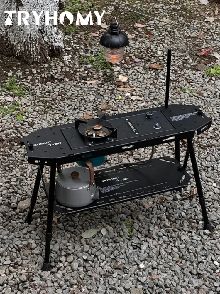 

Tryhomy Outdoor 0.5 Unit Skateboard Table Aluminium Camping Table Tactical System Portable