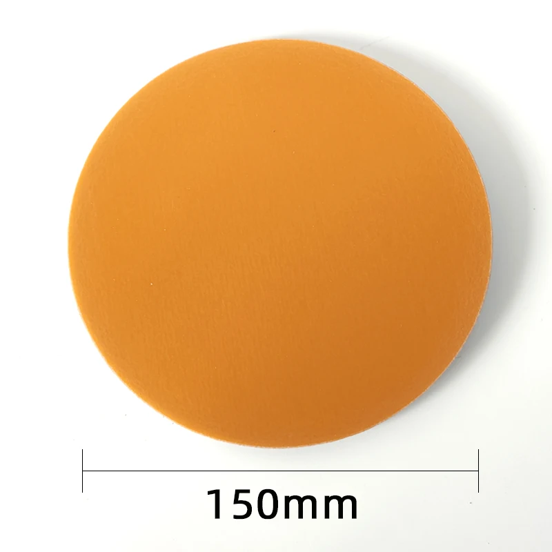 ATPRO 6-inch Flocking Sponge Sandpaper 150MM Brushed Back Fleece Round Car Sanding Sheet Elastic Sponge Sandpaper 400-3000grit