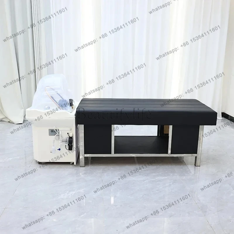 D30  head treatment bed automatic constant temperature heating water circulation fumigation movable water storage beauty salon