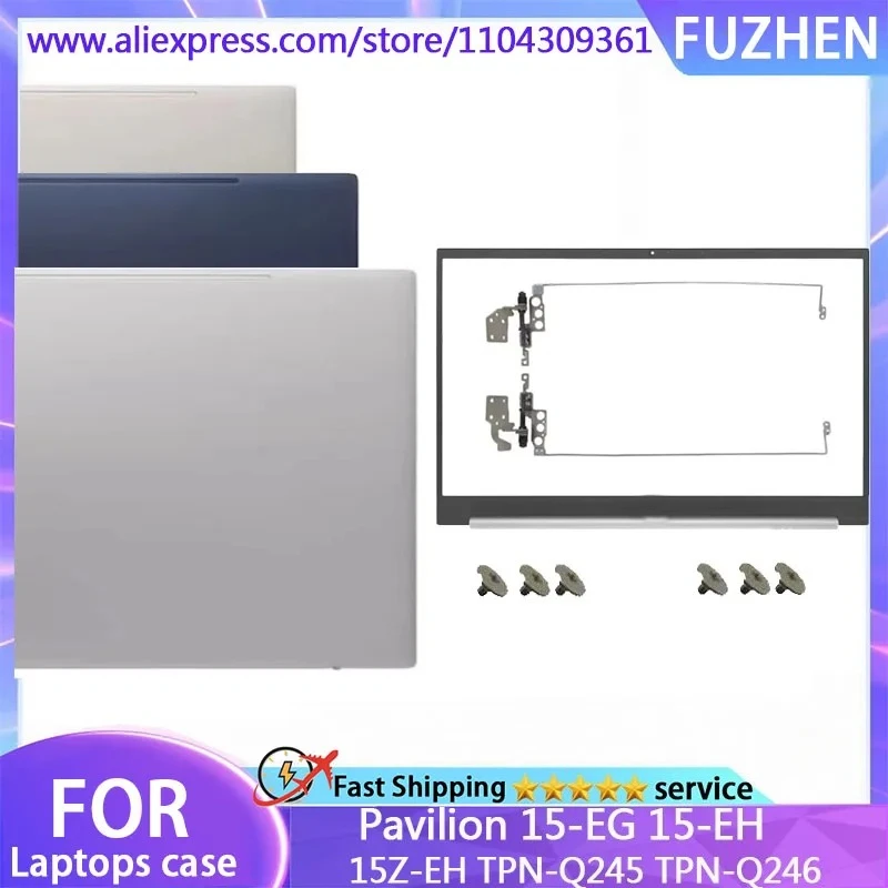 

New Cover For Pavilion 15-EH 15-EG 15Z-EH TPN-Q245 TPN-Q246 Laptop LCD Rear Cover/Front Panel/Frame/hinges