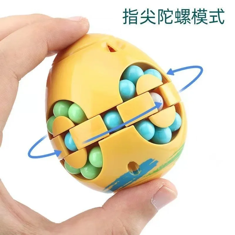 Oeuf monstre molette gobelet haricot magique cube magique haut hamburger contrôle de haricot magique cube magique jouet puzzle pour enfants