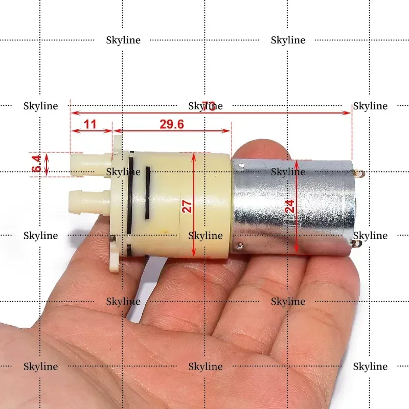 DC12V DSB413-B Miniature 370 Water Pump Vacuum Air  Diaphragm Self-priming For Water Pump