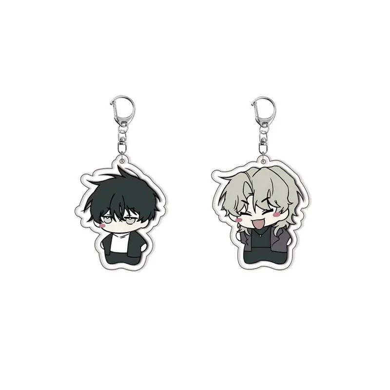 The Tyrant Falls In Love Acrylic Anime Keychain For Souichi Tatsumi And Tetsuhiro Morinaga Cute Cartoon Character Key Ring