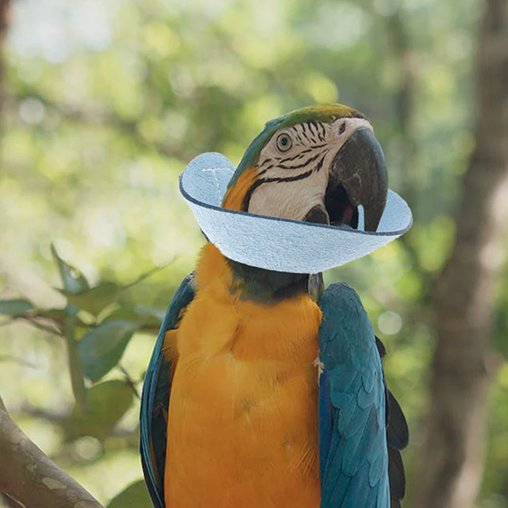 

Parrot Neck Bird Anti-Biting Protector Prevents Pecking Wounds Promotes Healing Microfiber Comfortable Design Easy