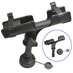 KAYAK per barche a remi supporto girevole girevole per canna da pesca a 360 gradi supporto per canna da pesca in Nylon