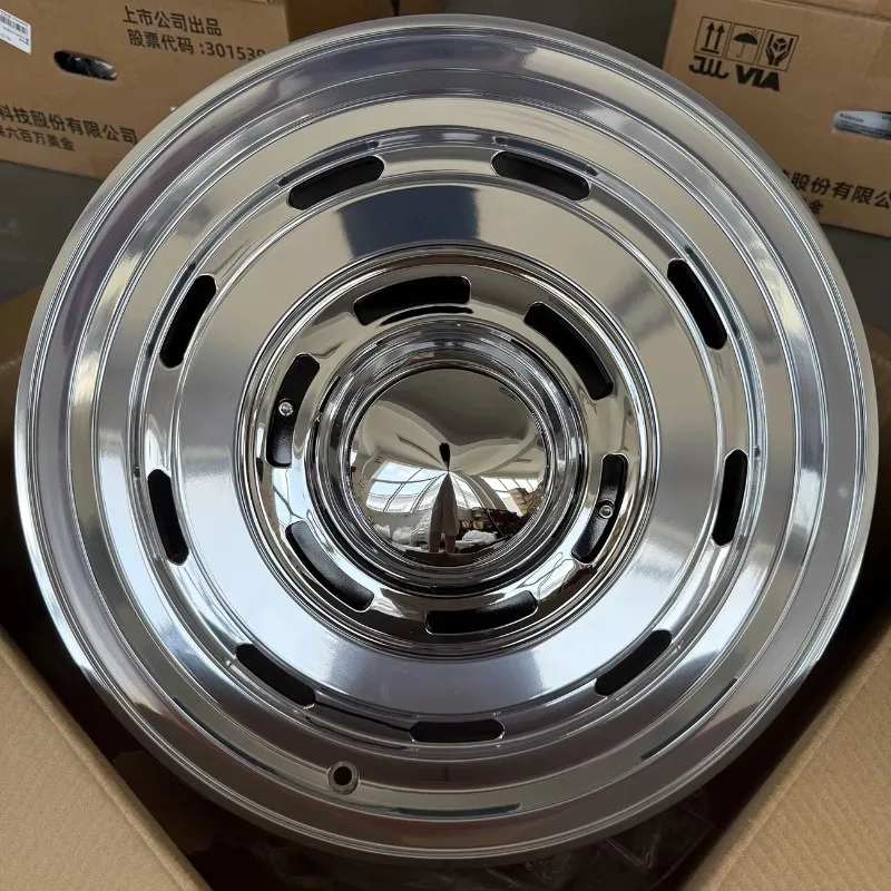 New high-strength forged aluminum alloy wheels 40 mm lightweight retro-style off-road design suitable for passenger cars and dur