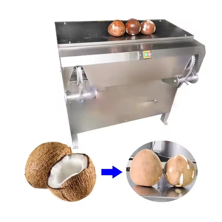 آلة تقشير جوز الهند البني الأوتوماتيكية آلة تقشير لحم جوز الهند البني القديم آلة قشر