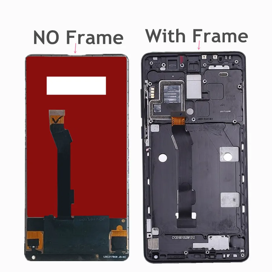 5.99   LCD For Xiaomi Mi Mix 2 MDE5 LCD Display Touch Screen Digitizer Assembly With Frame For Xiaomi Mix 2 MIX2 LCD