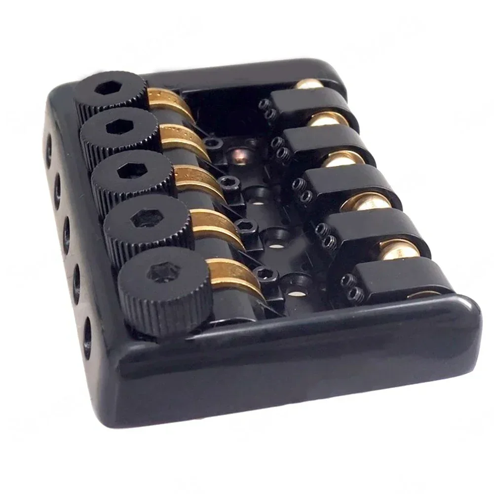 

Headless Electric Bass Bass Bridge Tailpiece Back Bridge For Bass 5-String Headless Fixed Bridge Tailpiece Nut Accessories