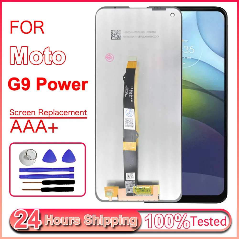 Pantalla LCD de 6,8 pulgadas para Motorola Moto G9, montaje de repuesto de digitalizador con pantalla táctil para Motorola Moto G9 Power XT2091-3-4
