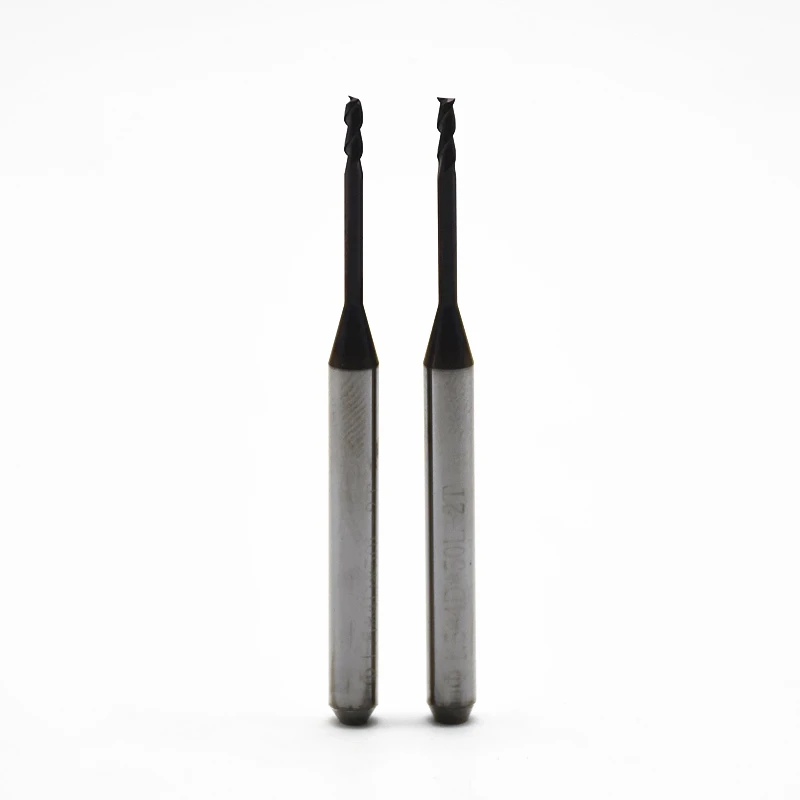 XANGTECH Roland DLC Milling Burs Dental Cad Cam Drill Tools 0.3mm Flat 1.5mm For Zirconia Blocks