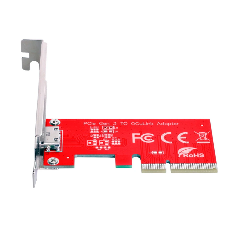 

PCI-E 3.0 Express 4.0 x4 to Oculink External SFF-8612 SFF-8611 Host Adapter for PCIe SSD with Bracket