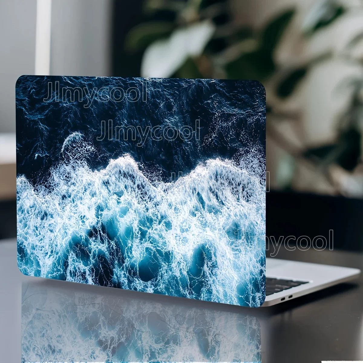 Vinyl Laptop Case Marine Sticker 2 Pieces/Set Scratch Resistant DIY Art Case Universal Netbook Skin Sticker Non-Reusable Laptop