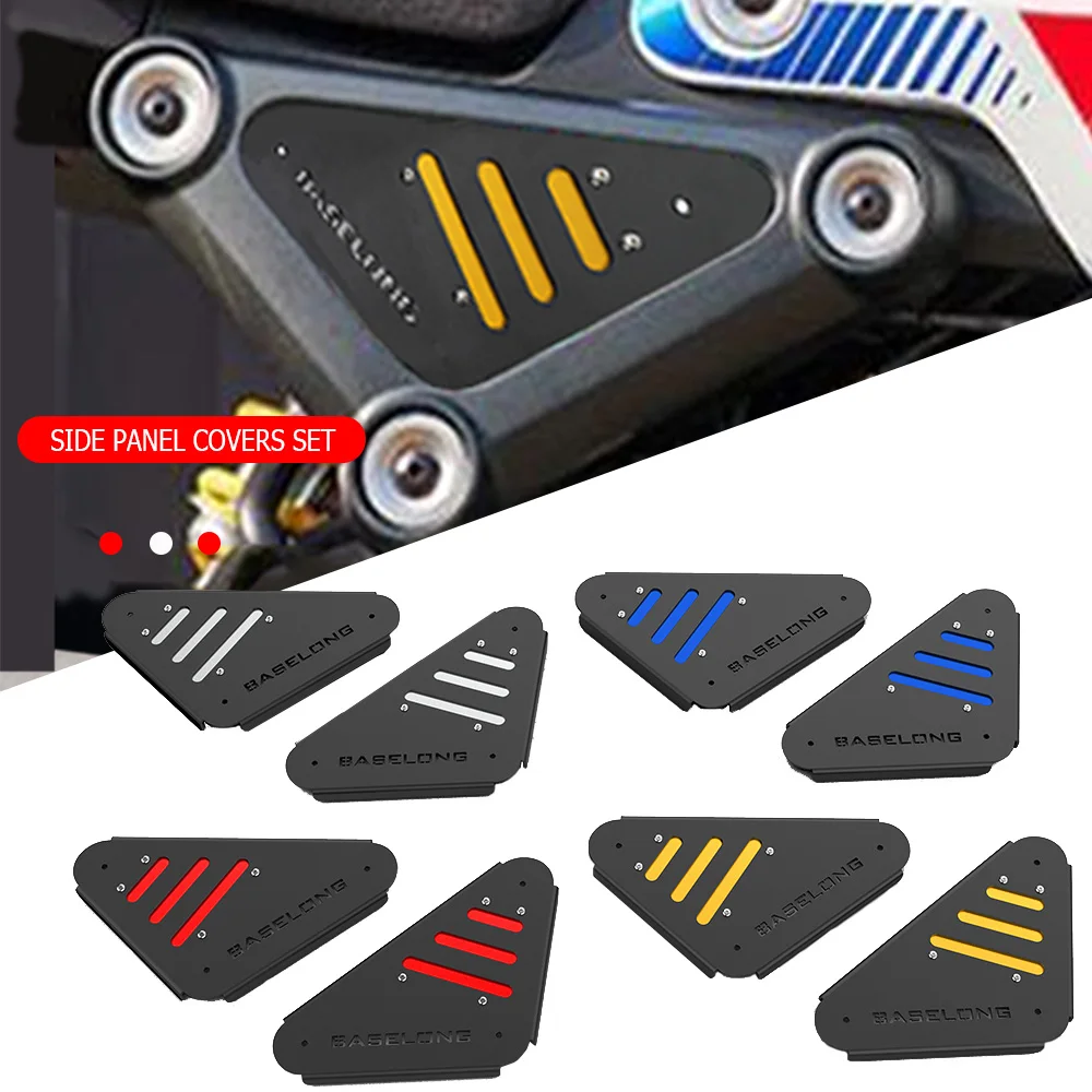 

FOR HONDA MSX 125 MSX125 GROM125 2021 2022 2023 2024 Side Frame Covers Set Motorcycle Left&Right Side Frame Guard Protector Set