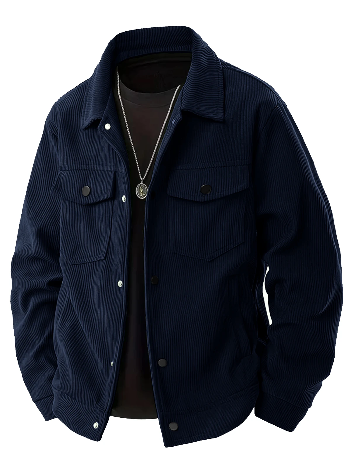 Мужской вельветовый пиджак, одинарный ретро стираный вельветовый повседневный костюм из 100% хлопка, мужской модный свободный пиджак, одинарный пиджак