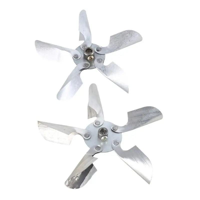 

652F Universal Iron 5 Vanes Fan Leaf 12cm/4.7inch 15cm/6inch Replacement Fan Leaf Electric Fan Leaf