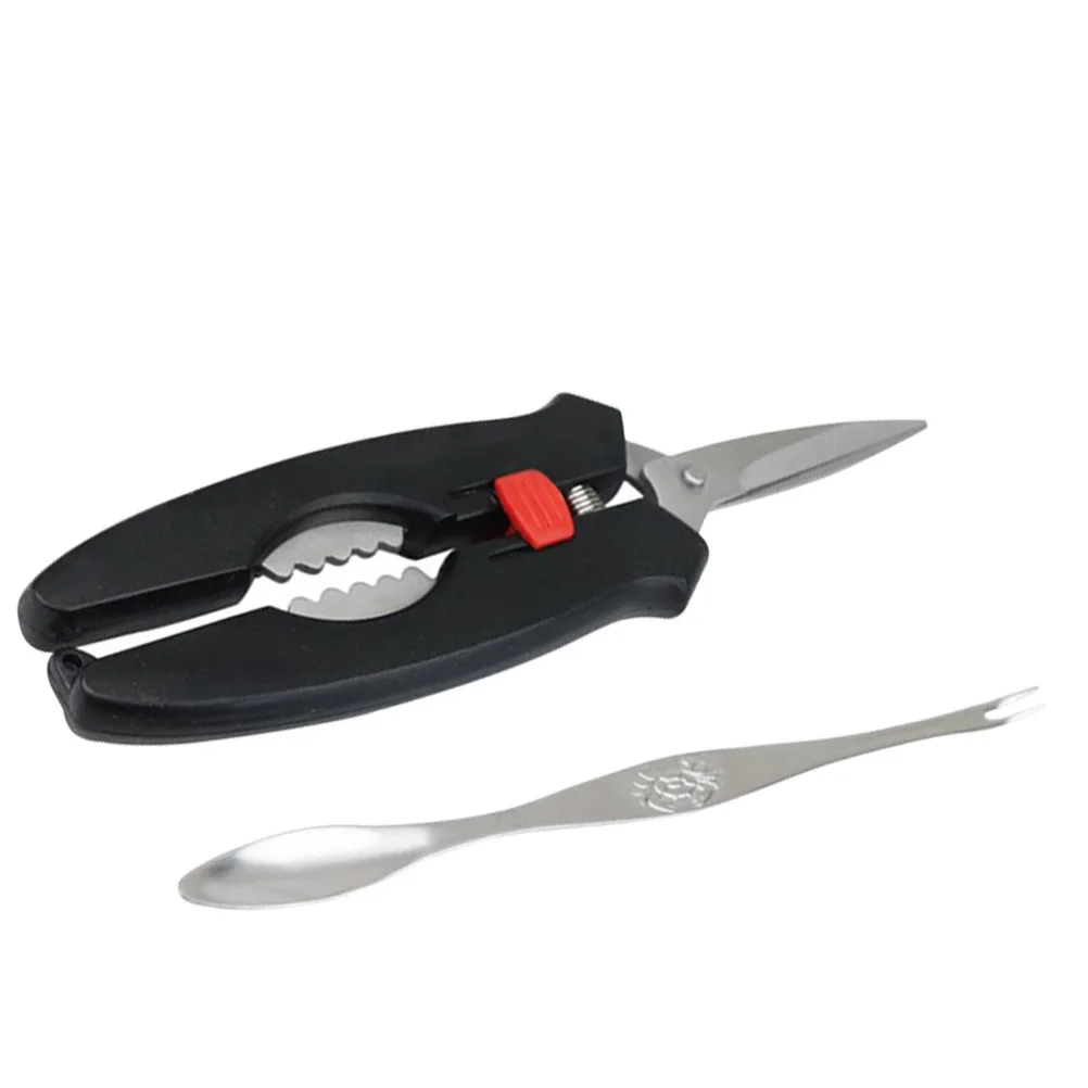 

Stainless Steel Fork Stainless Steel Scissor Kitchen Supplies Seafood Tools Seafood Supplies