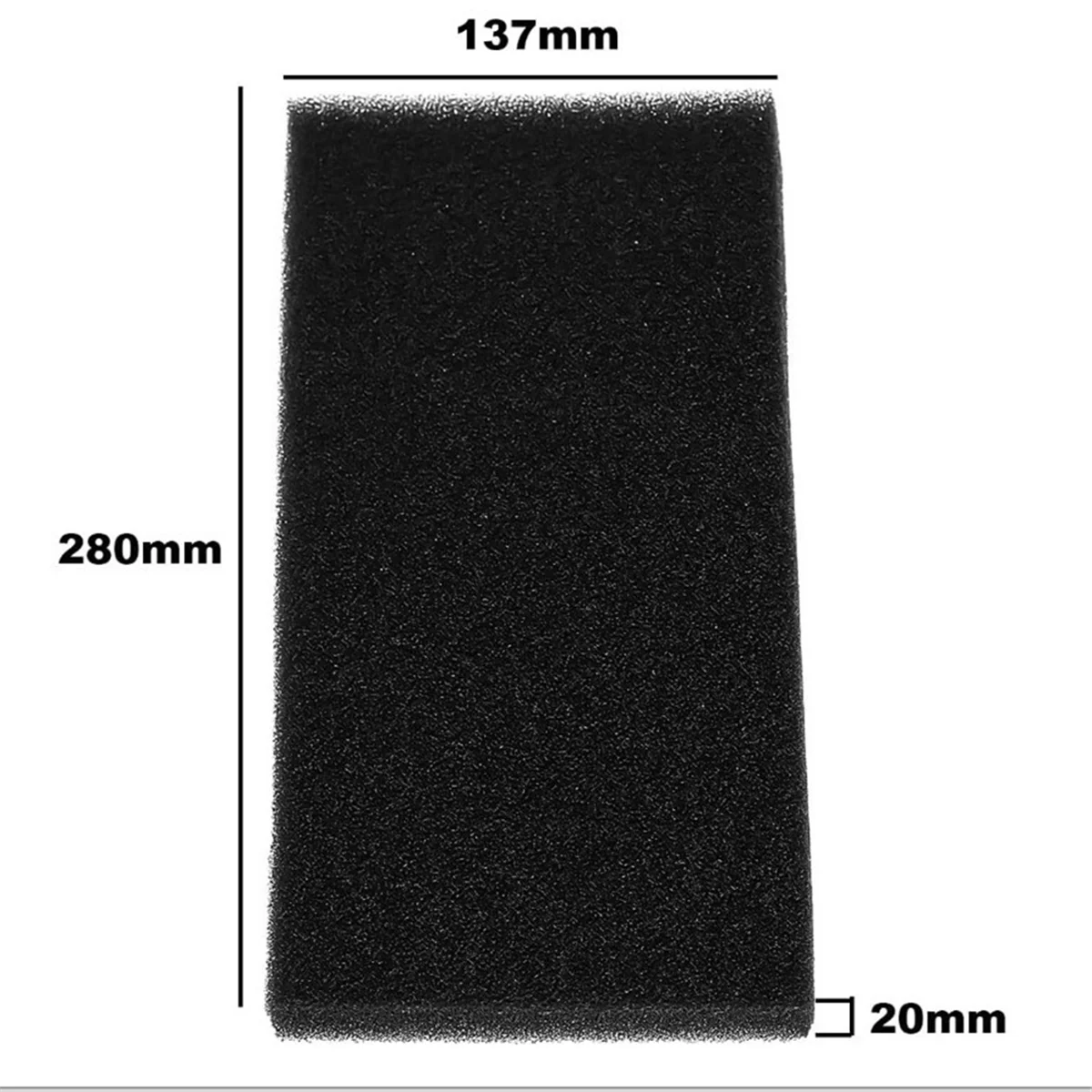 ABXHH 6PCS Estera de filtro de esponja para secadora para 429410   ANH- 628504   Para filtro de espuma de base de secadora D9866E SP-13