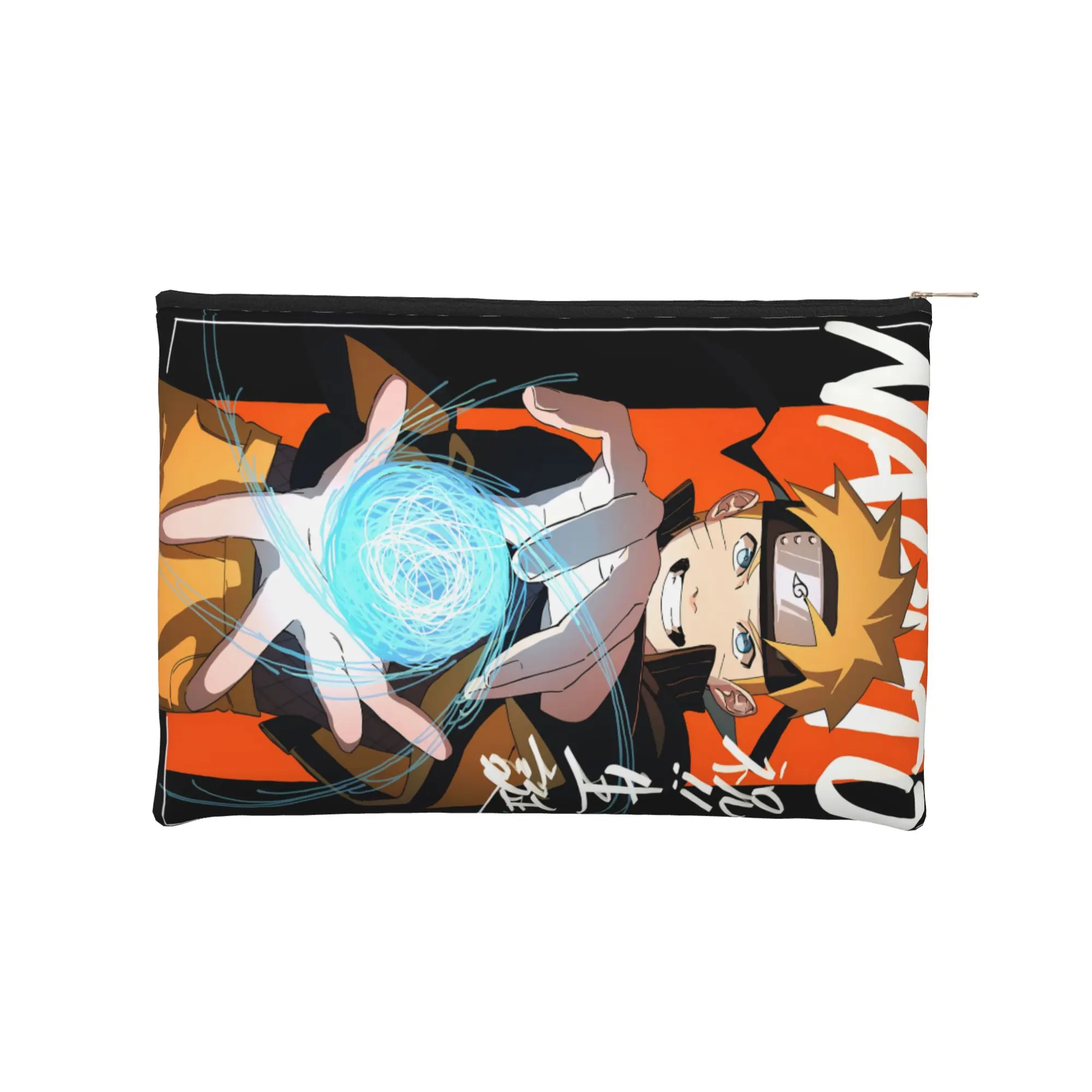 anime Stylish Cute pouch Naruto anime comic Makeup Bag  Toiletry Bag with Zipper Wash Bag