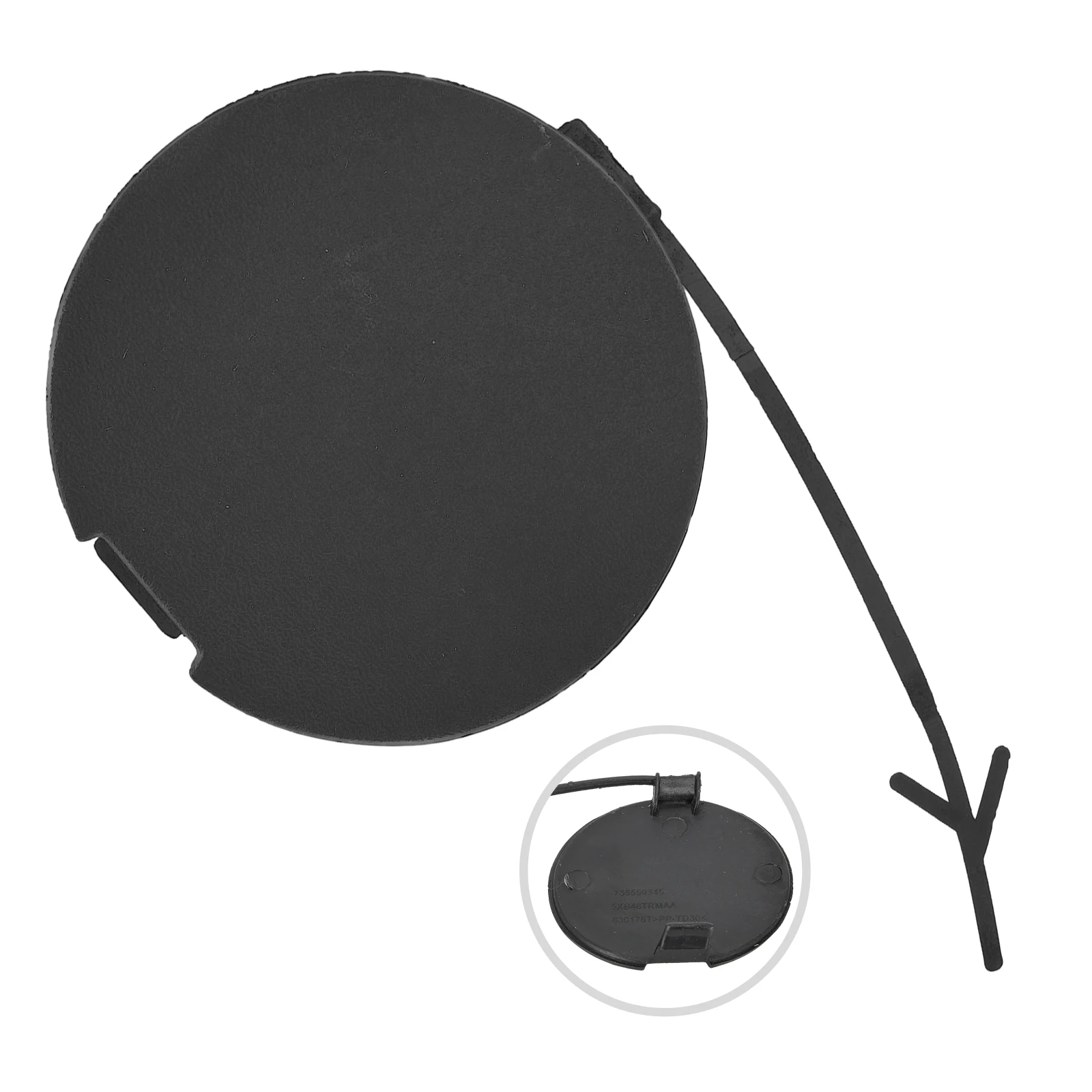 Tow Hook Eye Cap Cover Designed Specifically for Jeep For Renegade Models (2015 2020) with Part Number 5XB38LXHAA